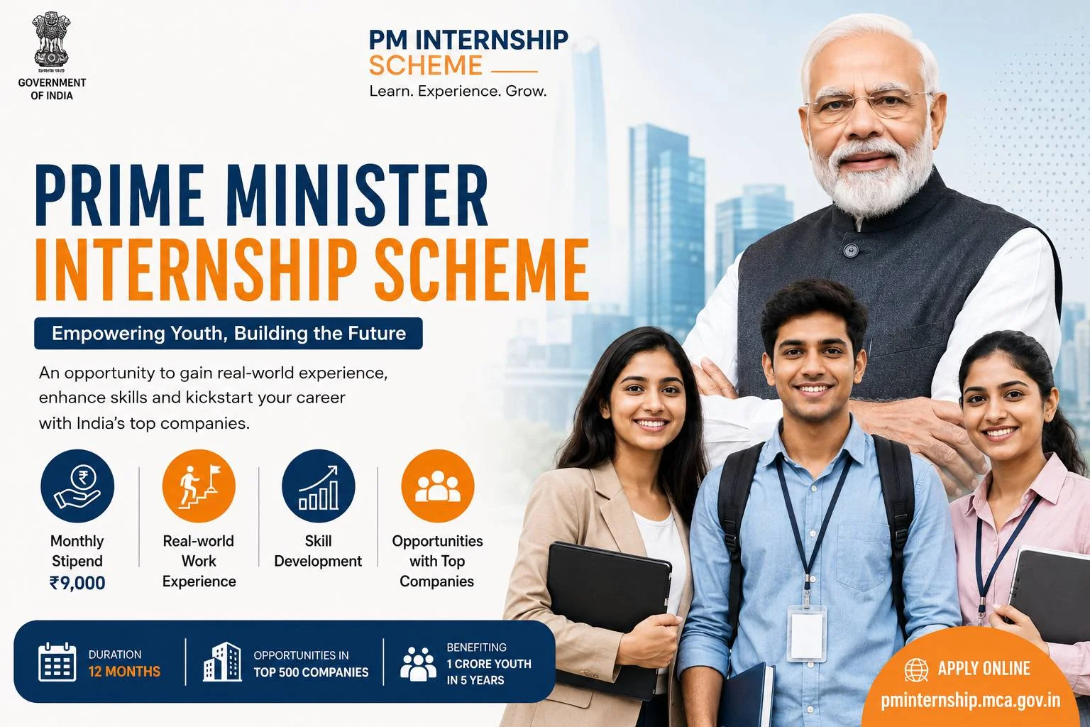 Prime Minister Internship Scheme 2026